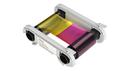 Полноцветная лента (YMCFKO) с УФ панелью на 500 оттисков с чистящим роликом  в Сыктывкаре